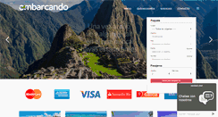 Desktop Screenshot of embarcandoviajes.com.ar