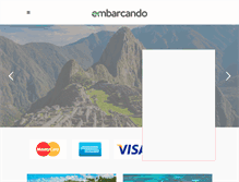 Tablet Screenshot of embarcandoviajes.com.ar